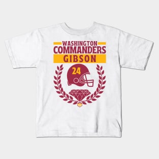 Washington Commanders Gibson 24 Edition 2 Kids T-Shirt